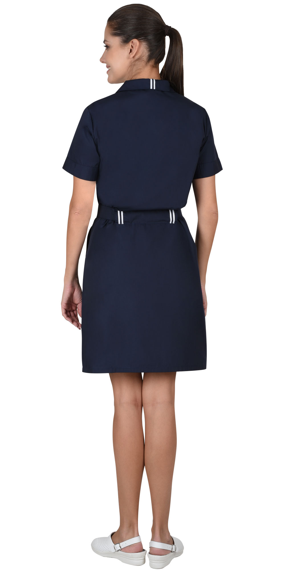 Халат СИРИУС-ВИКТОРИЯ женский темно-синий Халат СИРИУС-ВИКТОРИЯ женский темно-синий