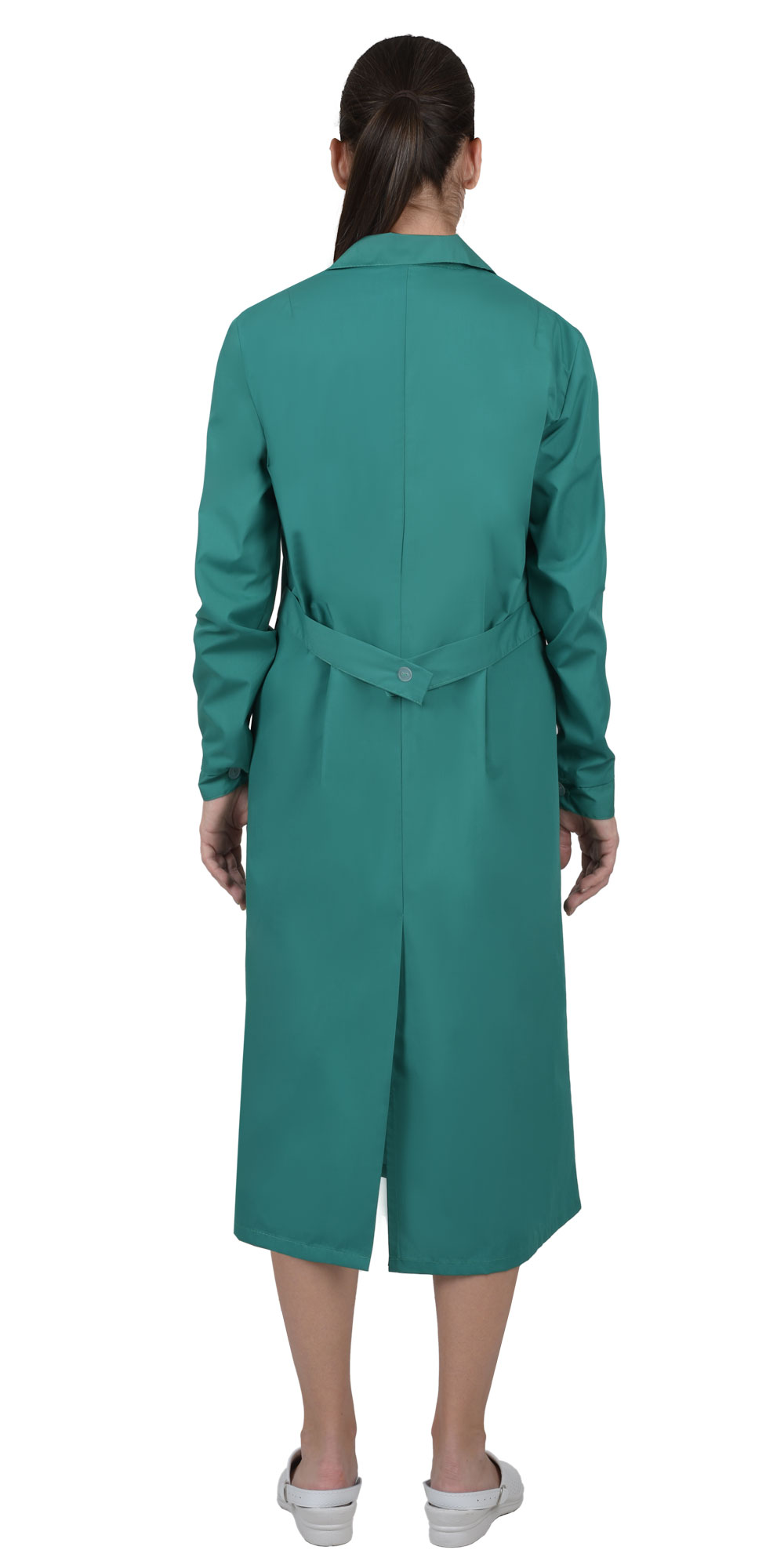 Халат женский с рельефами зелёный Халат женский с рельефами зелёный