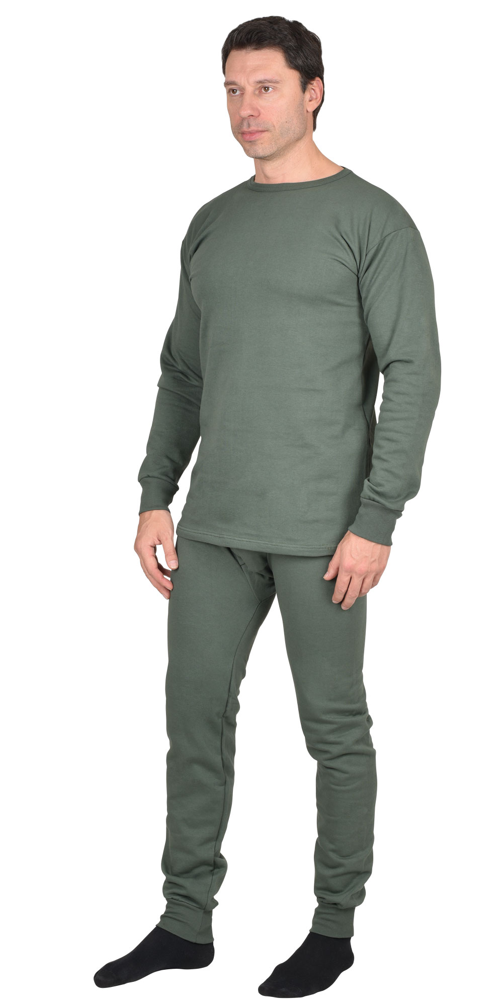 Бельё нательное трикотажное с начёсом (зима),оливковые тона,пл.250 г/кв.м Россия, ГОСТ Бельё нательное трикотажное с начёсом (зима),оливковые тона,пл.250 г/кв.м Россия, ГОСТ