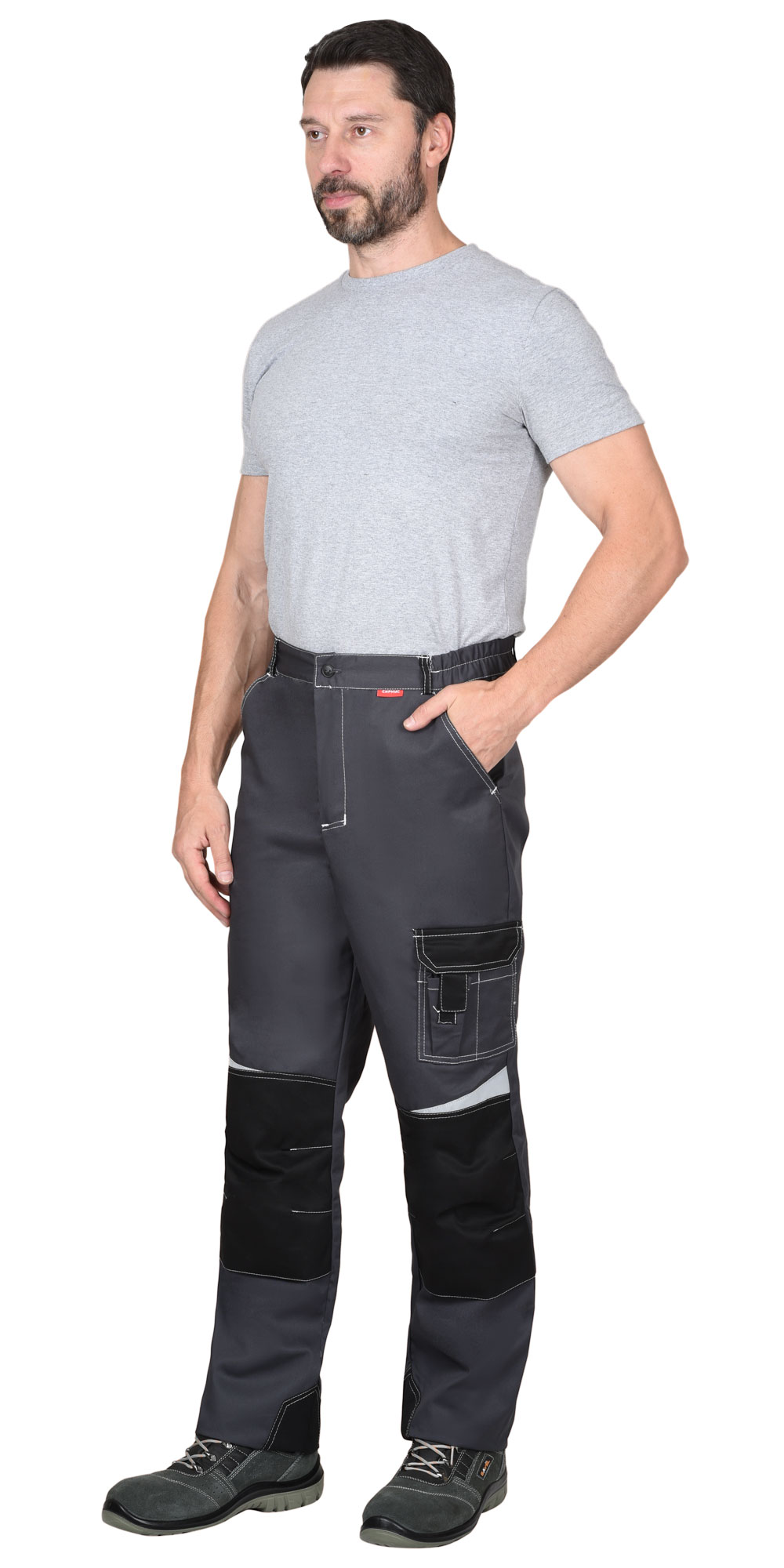 Брюки СИРИУС-ФАВОРИТ-МЕГА серый с черным Брюки СИРИУС-ФАВОРИТ-МЕГА серый с черным