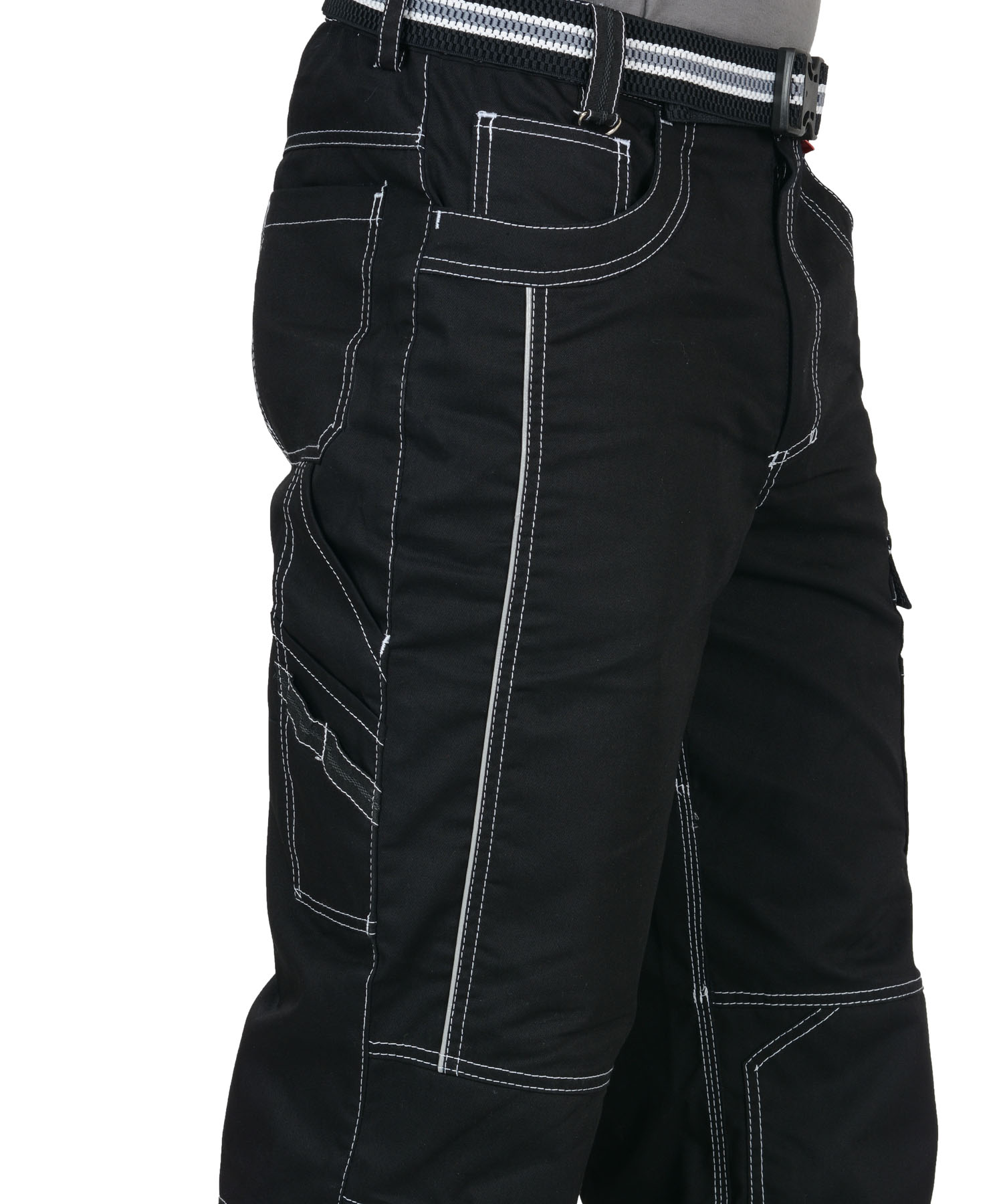 Брюки СИРИУС-ПРЕСТИЖ мужские летние черные, кант СВМ Брюки СИРИУС-ПРЕСТИЖ мужские летние черные, кант СВМ