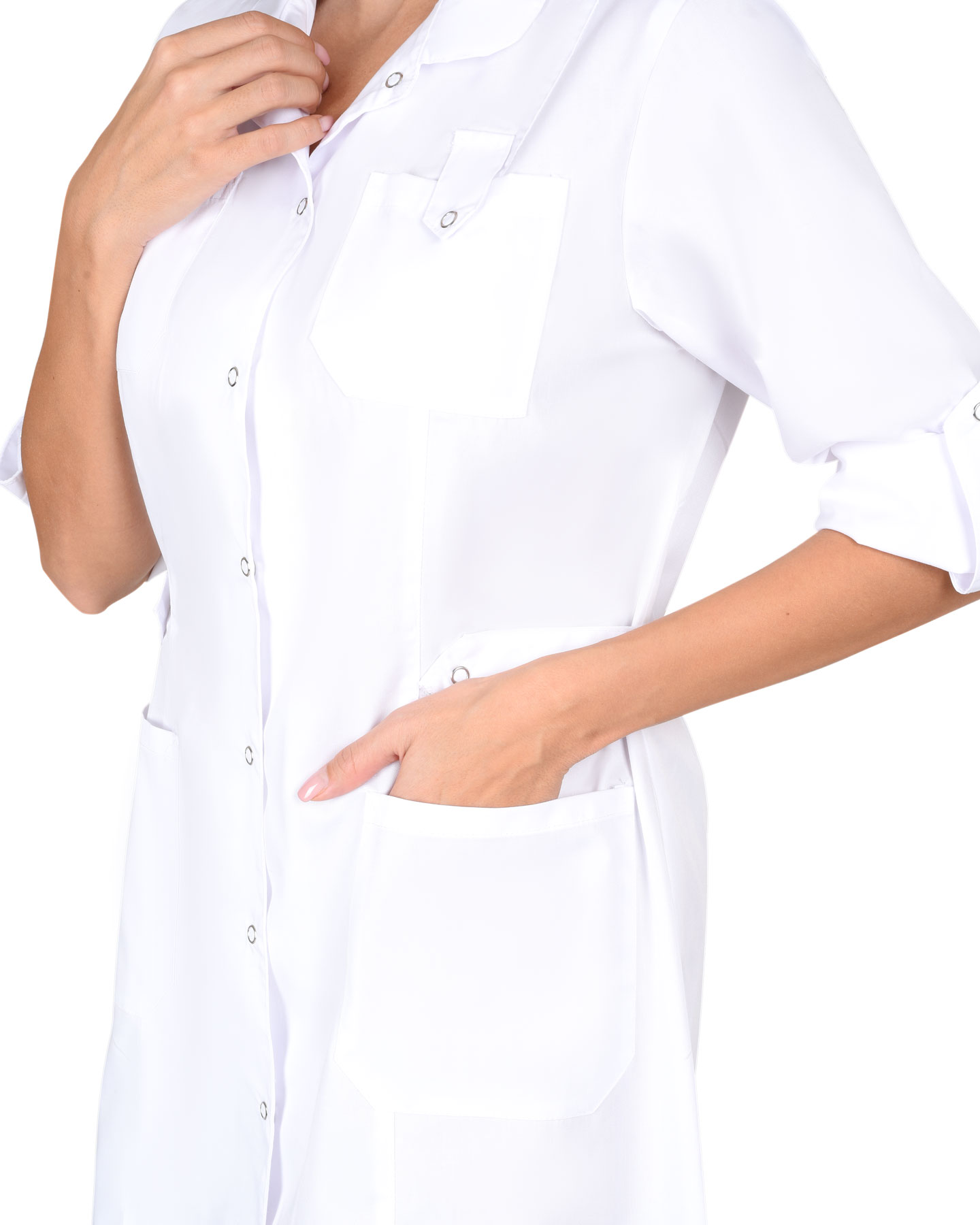 Халат СИРИУС-ГЛЭМ женский белый Халат СИРИУС-ГЛЭМ женский белый