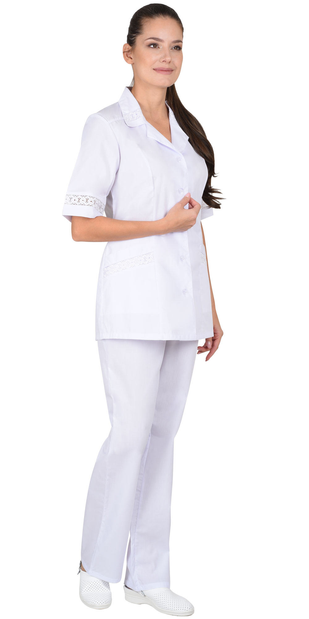 Костюм СИРИУС-АДЕЛЬ женский белый Костюм СИРИУС-АДЕЛЬ женский белый