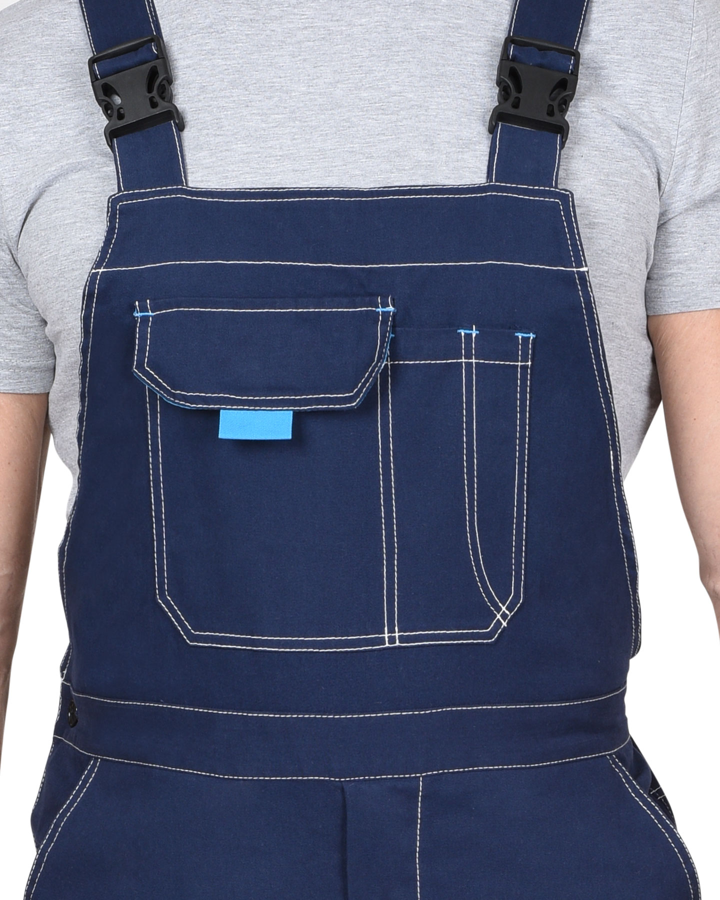 Полукомбинезон СИРИУС-ДЖЕТ синий с голубым тк. мех. стрейч с ВО Полукомбинезон СИРИУС-ДЖЕТ синий с голубым тк. мех. стрейч с ВО