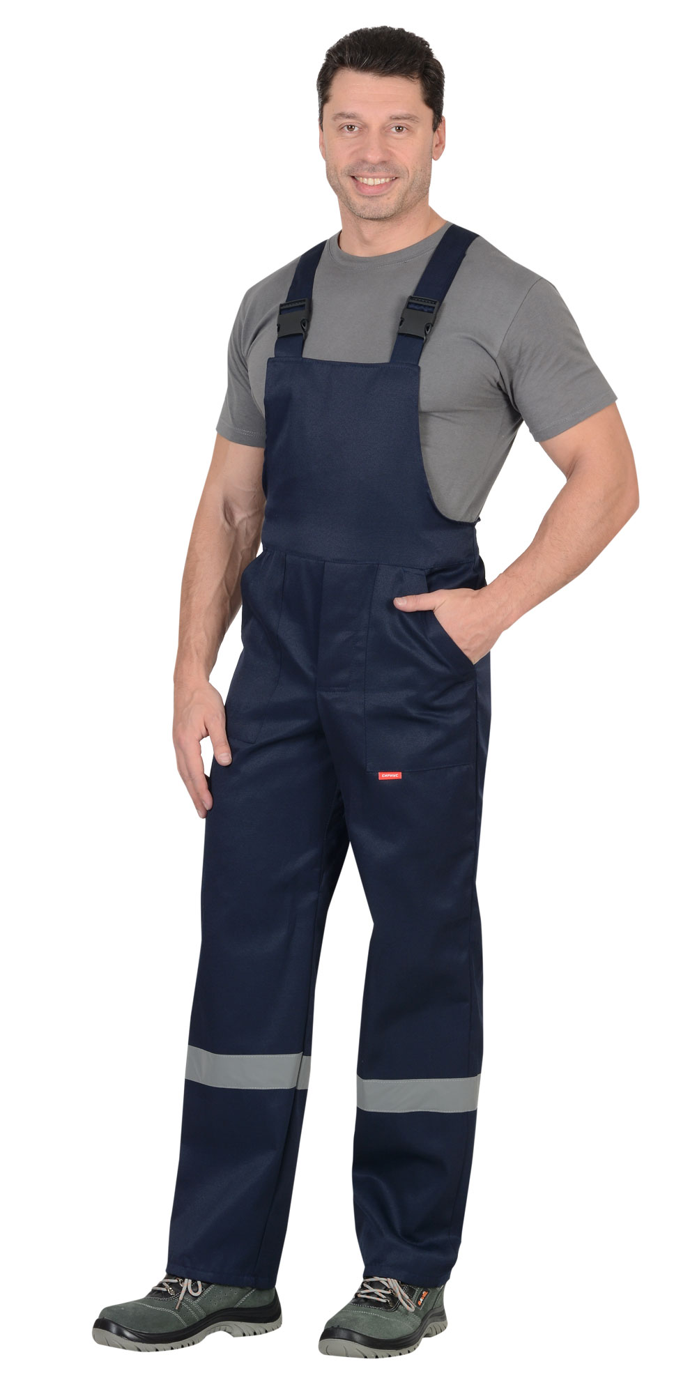 Костюм СИРИУС-СТРОЙГРАД куртка, п/к синий с васильковым СОП 50мм Костюм СИРИУС-СТРОЙГРАД куртка, п/к синий с васильковым СОП 50мм