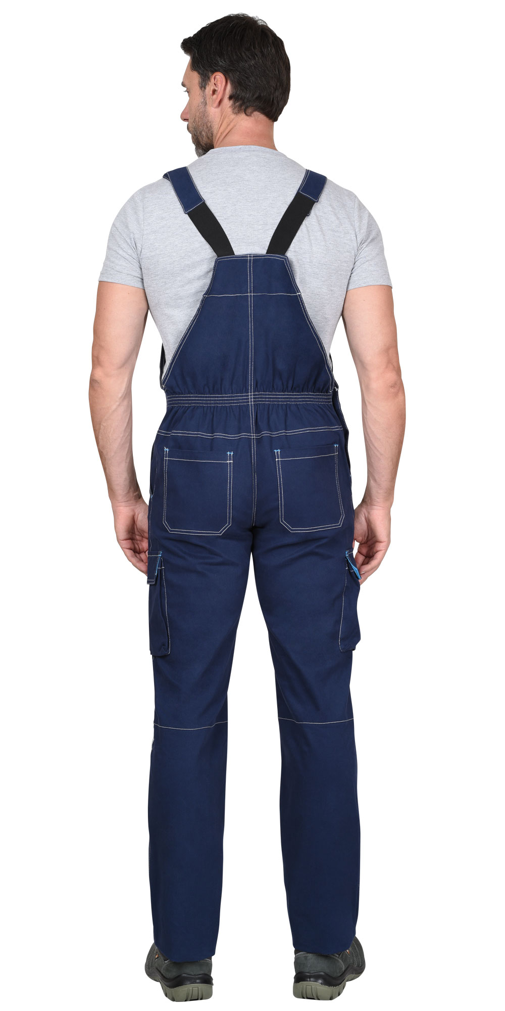 Полукомбинезон СИРИУС-ДЖЕТ синий с голубым тк. мех. стрейч с ВО Полукомбинезон СИРИУС-ДЖЕТ синий с голубым тк. мех. стрейч с ВО