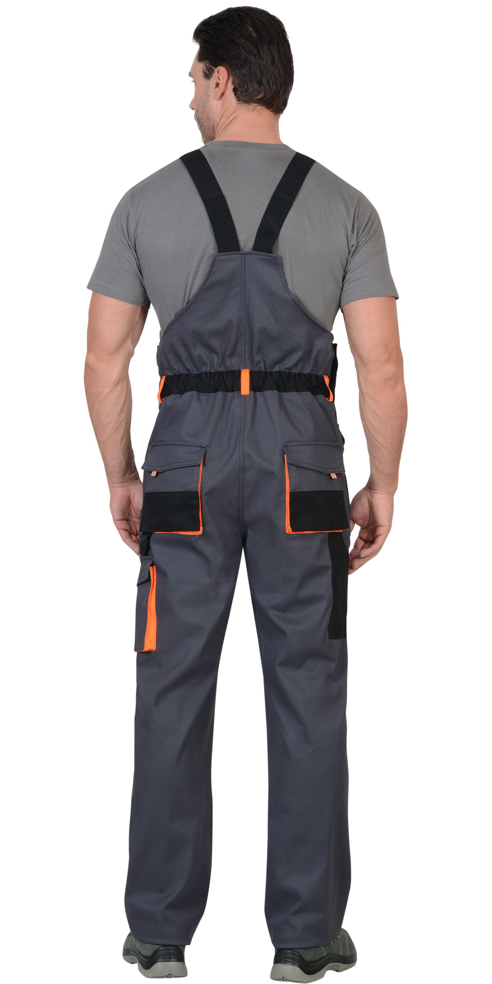 Костюм СИРИУС-МАНХЕТТЕН куртка, п/к т.серый с оранж. и черным тк. стрейч пл. 250 г/кв.м Костюм СИРИУС-МАНХЕТТЕН куртка, п/к т.серый с оранж. и черным тк. стрейч пл. 250 г/кв.м