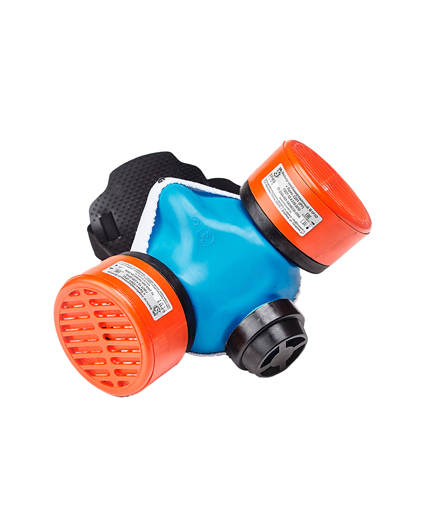 Полумаска Бриз-3201 (РУ) газопылезащитная А1В1Е1Р1D (х40) Полумаска Бриз-3201 (РУ) газопылезащитная А1В1Е1Р1D (х40)