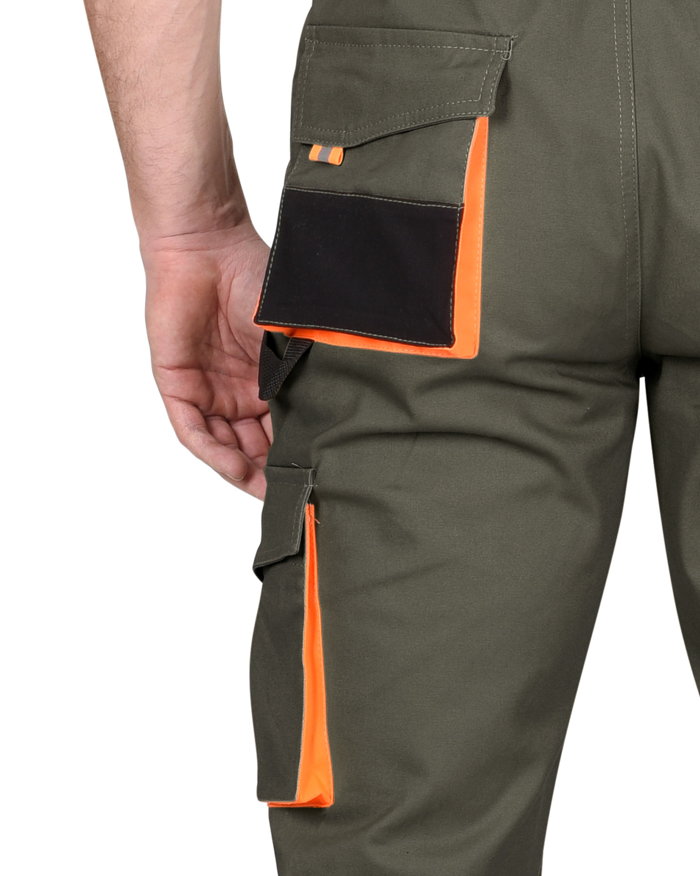 Полукомбинезон СИРИУС-МАНХЕТТЕН оливковый с оранжевым и чер. тк. мех. стрейч пл 260 г/кв.м Полукомбинезон СИРИУС-МАНХЕТТЕН оливковый с оранжевым и чер. тк. мех. стрейч пл 260 г/кв.м