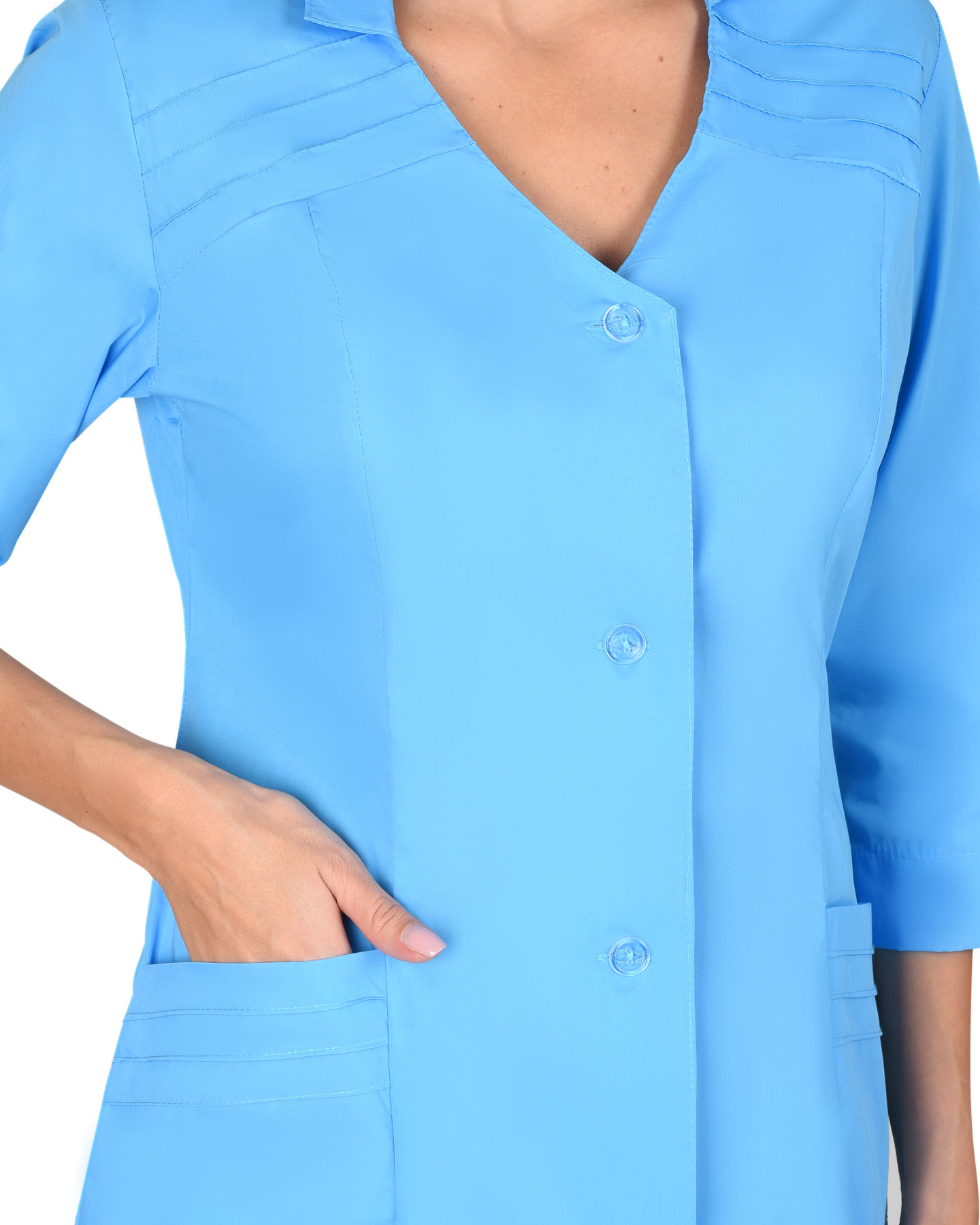 Халат СИРИУС-ЛИМА женский голубой Халат СИРИУС-ЛИМА женский голубой