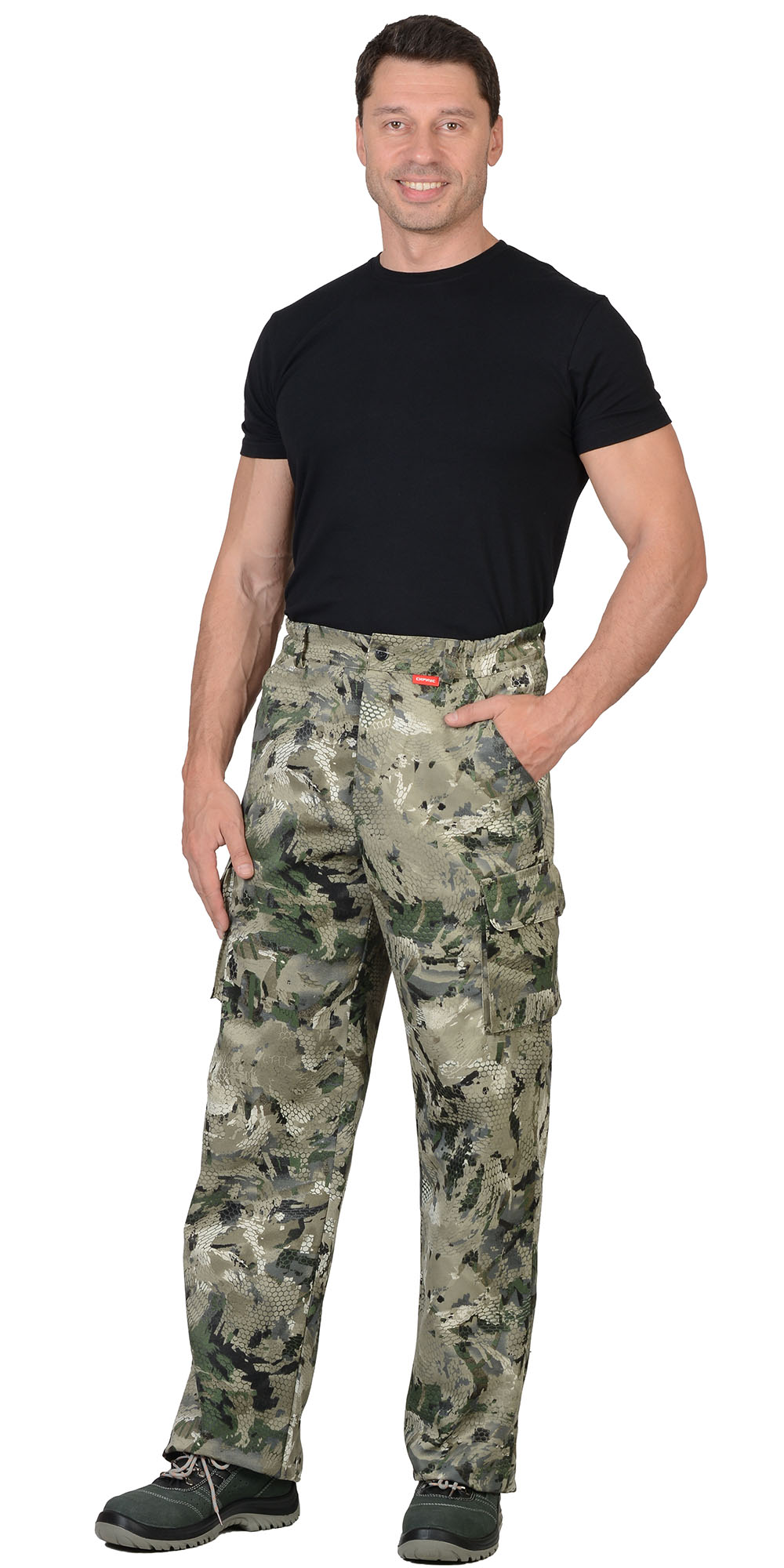 Костюм СИРИУС-ПУМА куртка, брюки (тк. Грета 210) КМФ Степь Костюм СИРИУС-ПУМА куртка, брюки (тк. Грета 210) КМФ Степь