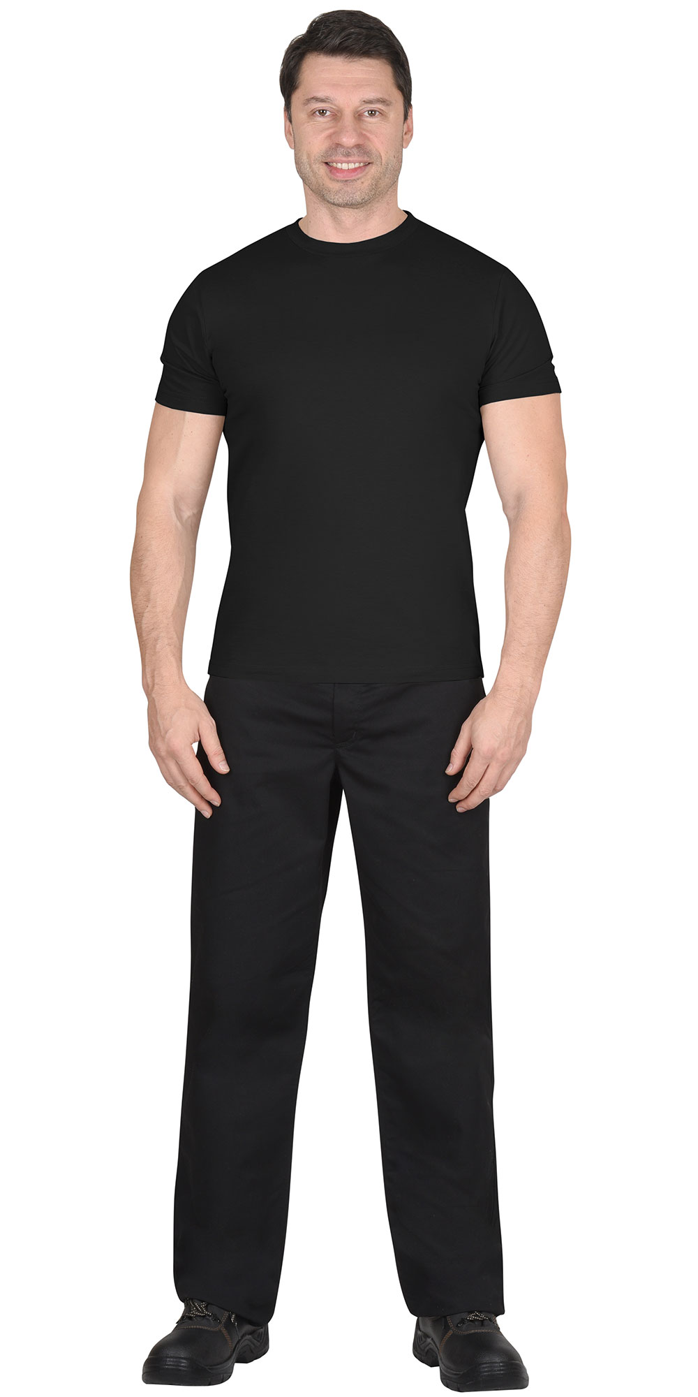 Футболка чёрная 160г/м2 Футболка чёрная 160г/м2