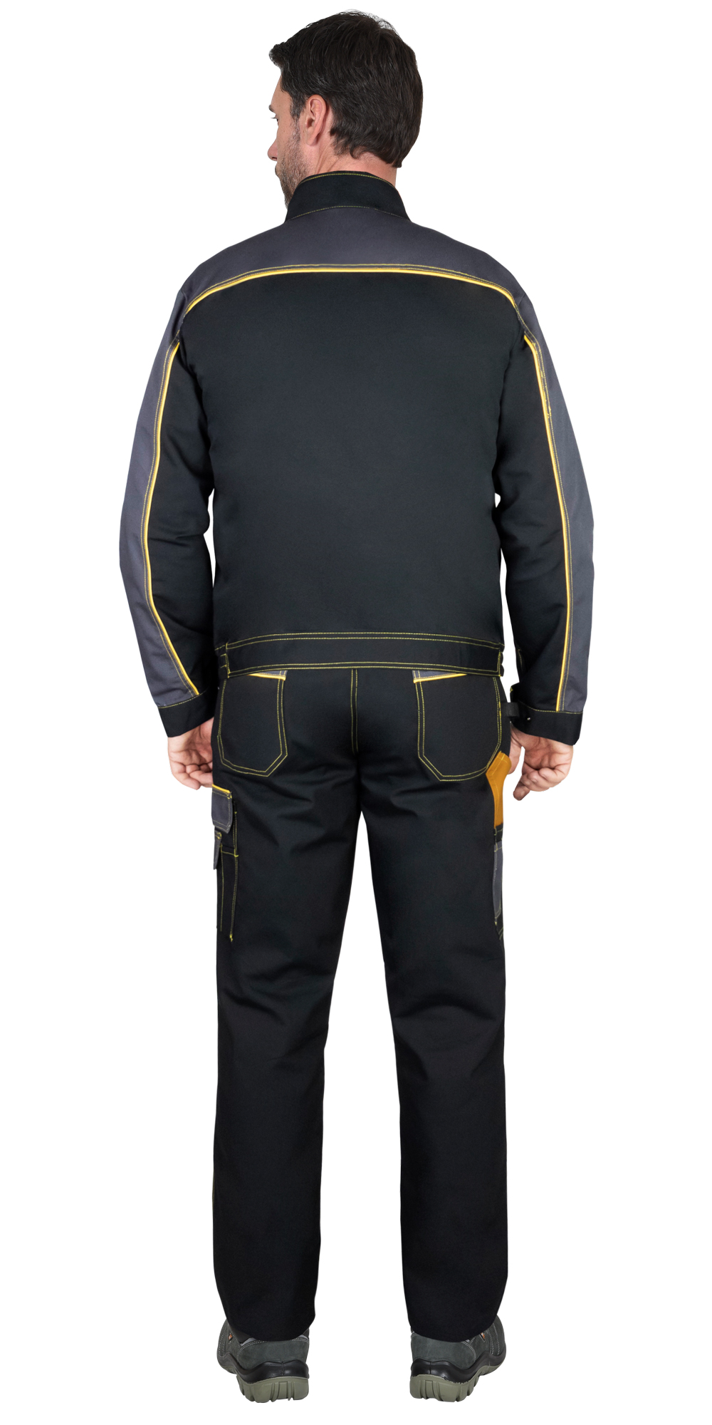 Куртка СИРИУС-АГАТ черный с темно-серым Куртка СИРИУС-АГАТ черный с темно-серым