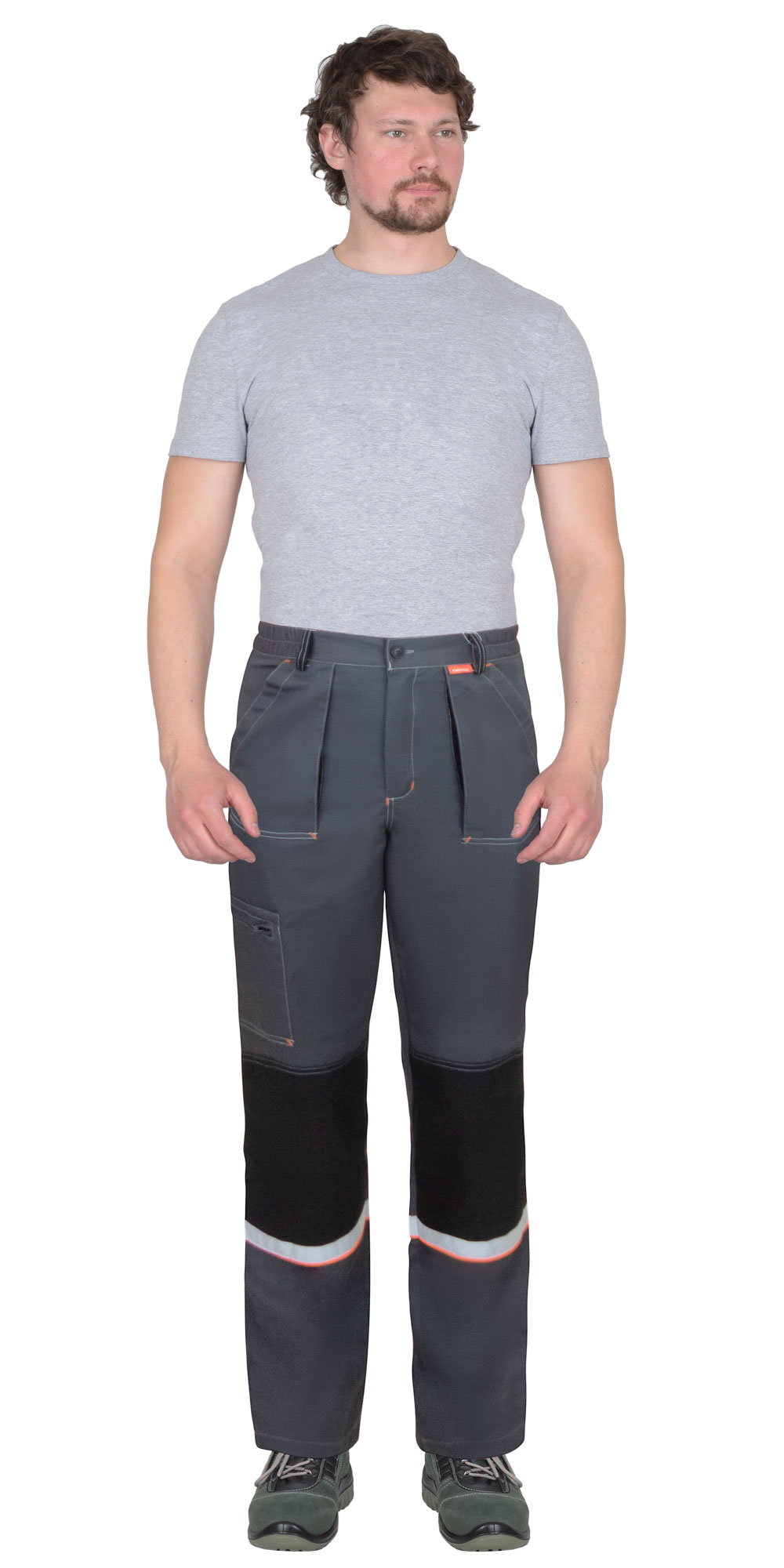 Брюки СИРИУС-РОДОС темно-серые с черным Брюки СИРИУС-РОДОС темно-серые с черным