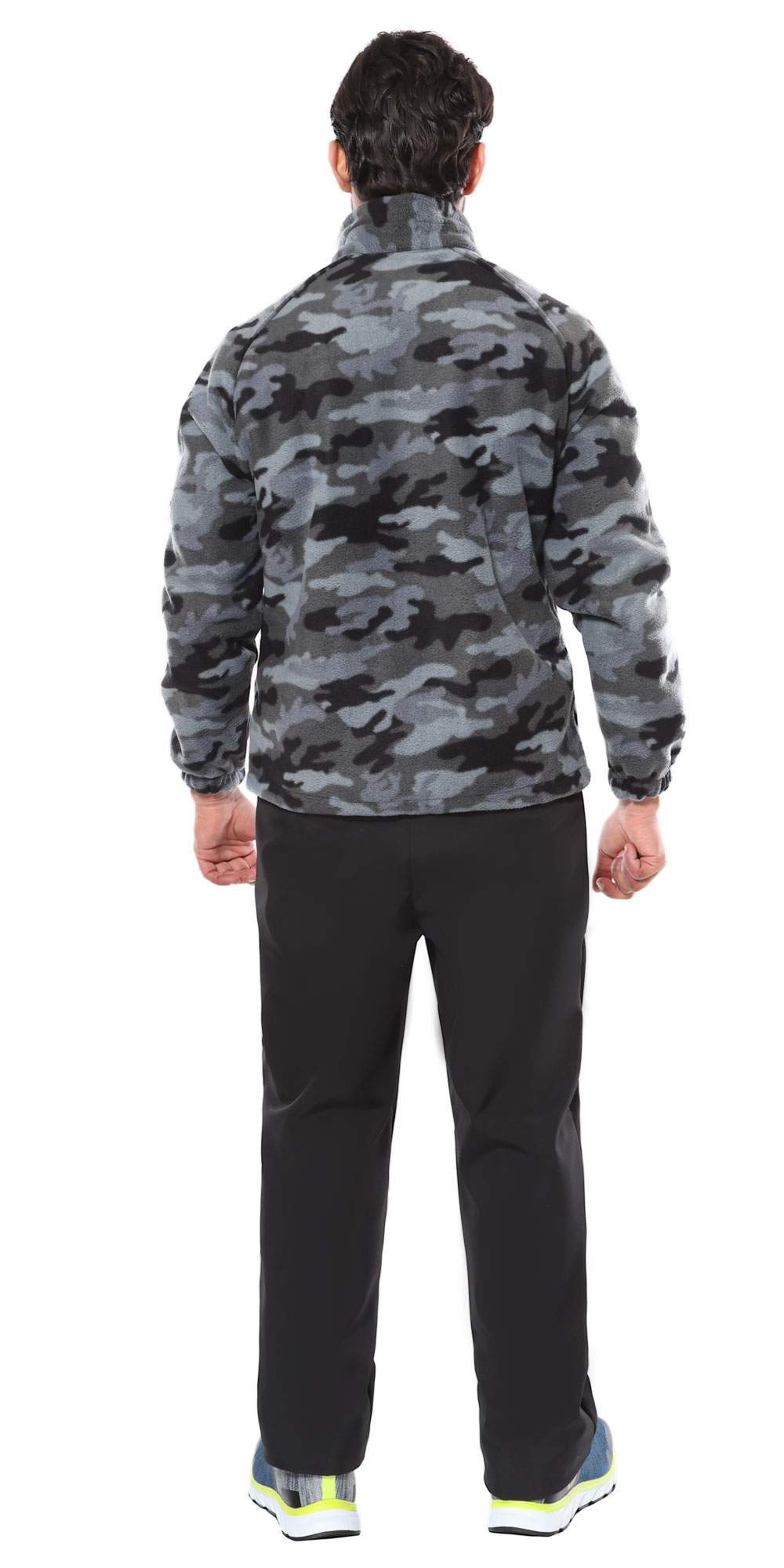 Куртка флисовая КМФ Мультикам серый Куртка флисовая КМФ Мультикам серый