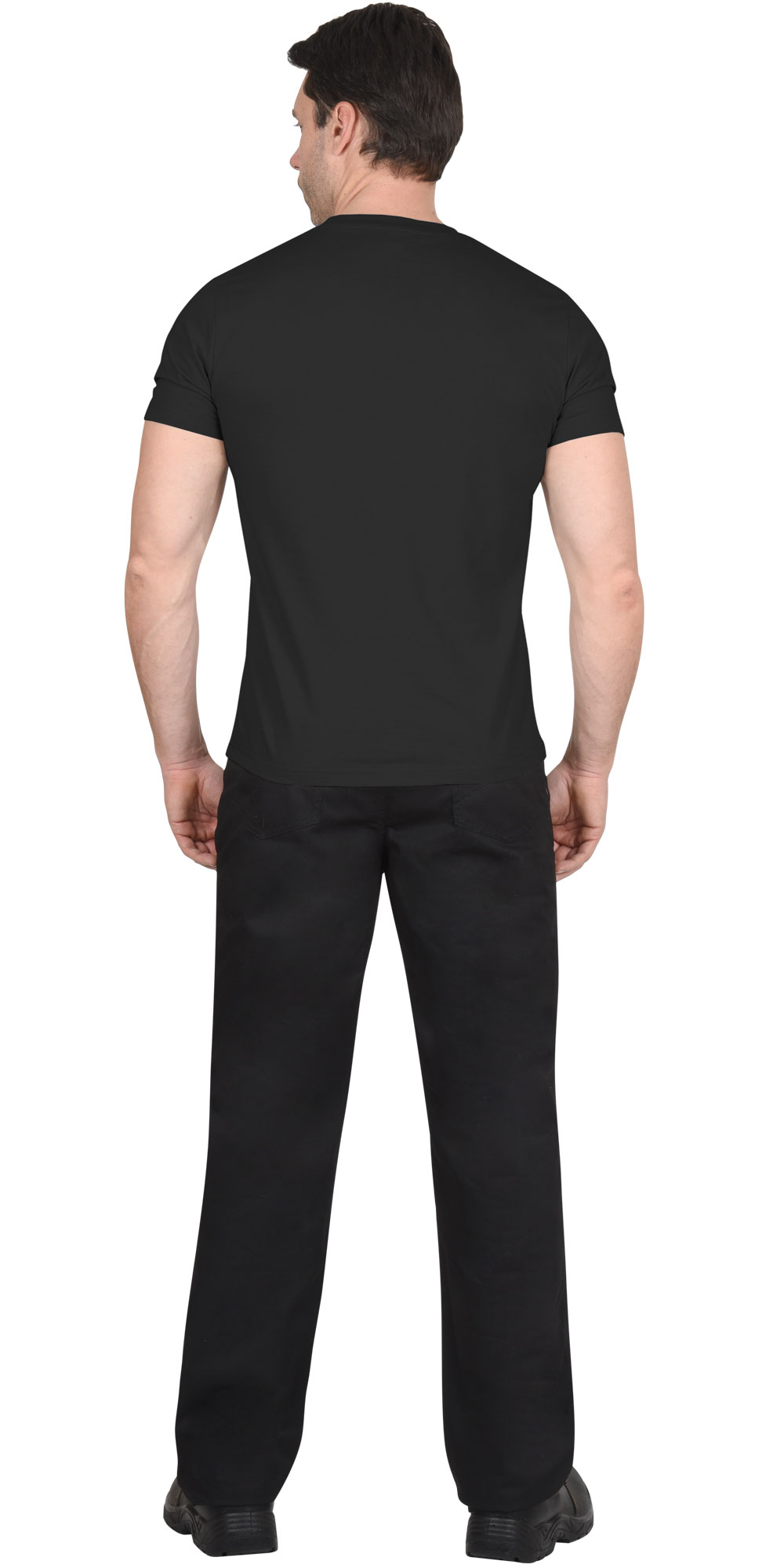 Футболка чёрная 160г/м2 Футболка чёрная 160г/м2