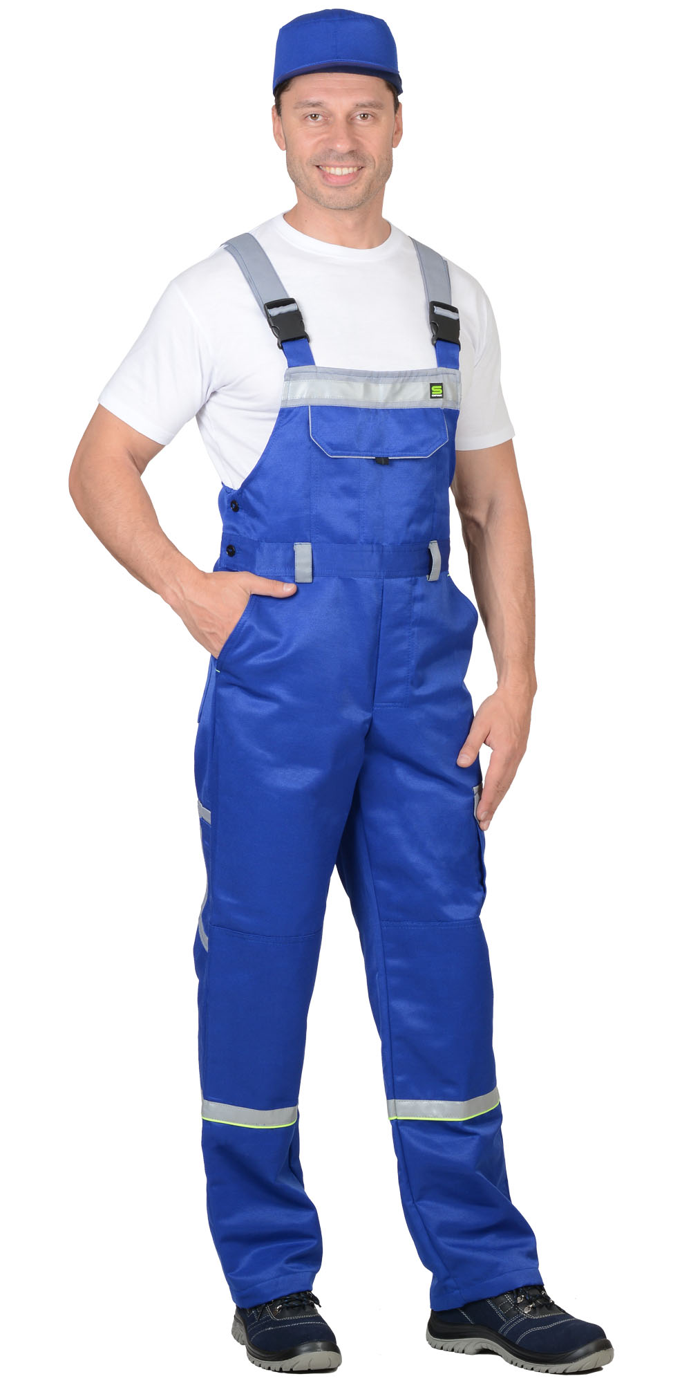 Костюм СИРИУС-ПРАКТИК куртка, п/к васильковый со св.серым Костюм СИРИУС-ПРАКТИК куртка, п/к васильковый со св.серым