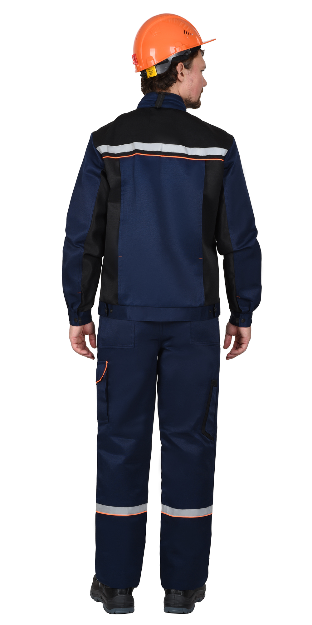 Костюм СИРИУС-ПРАКТИК куртка, брюки, темно-синий с черным и СОП Костюм СИРИУС-ПРАКТИК куртка, брюки, темно-синий с черным и СОП