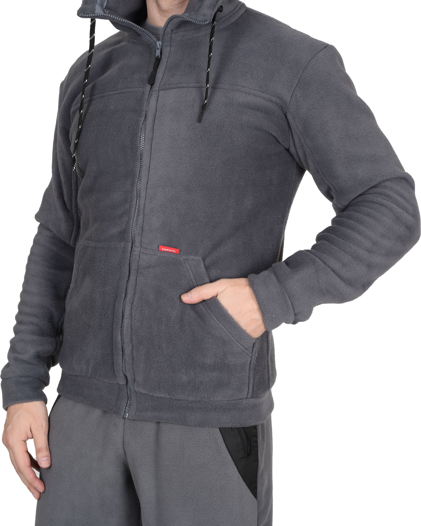 Куртка флисовая СИРИУС-МЕРКУРИЙ цв. серый Куртка флисовая СИРИУС-МЕРКУРИЙ цв. серый