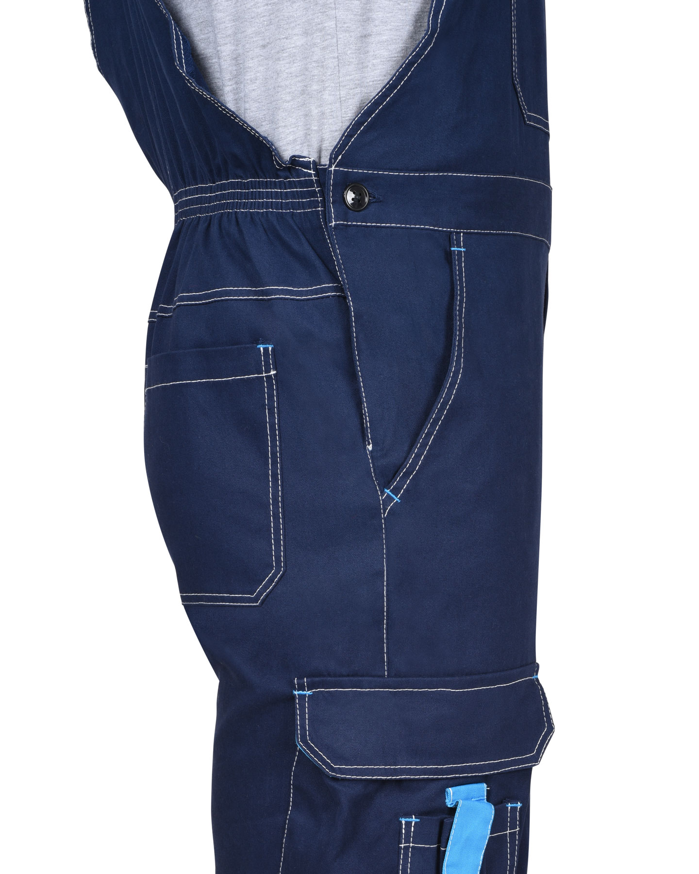 Полукомбинезон СИРИУС-ДЖЕТ синий с голубым тк. мех. стрейч с ВО Полукомбинезон СИРИУС-ДЖЕТ синий с голубым тк. мех. стрейч с ВО