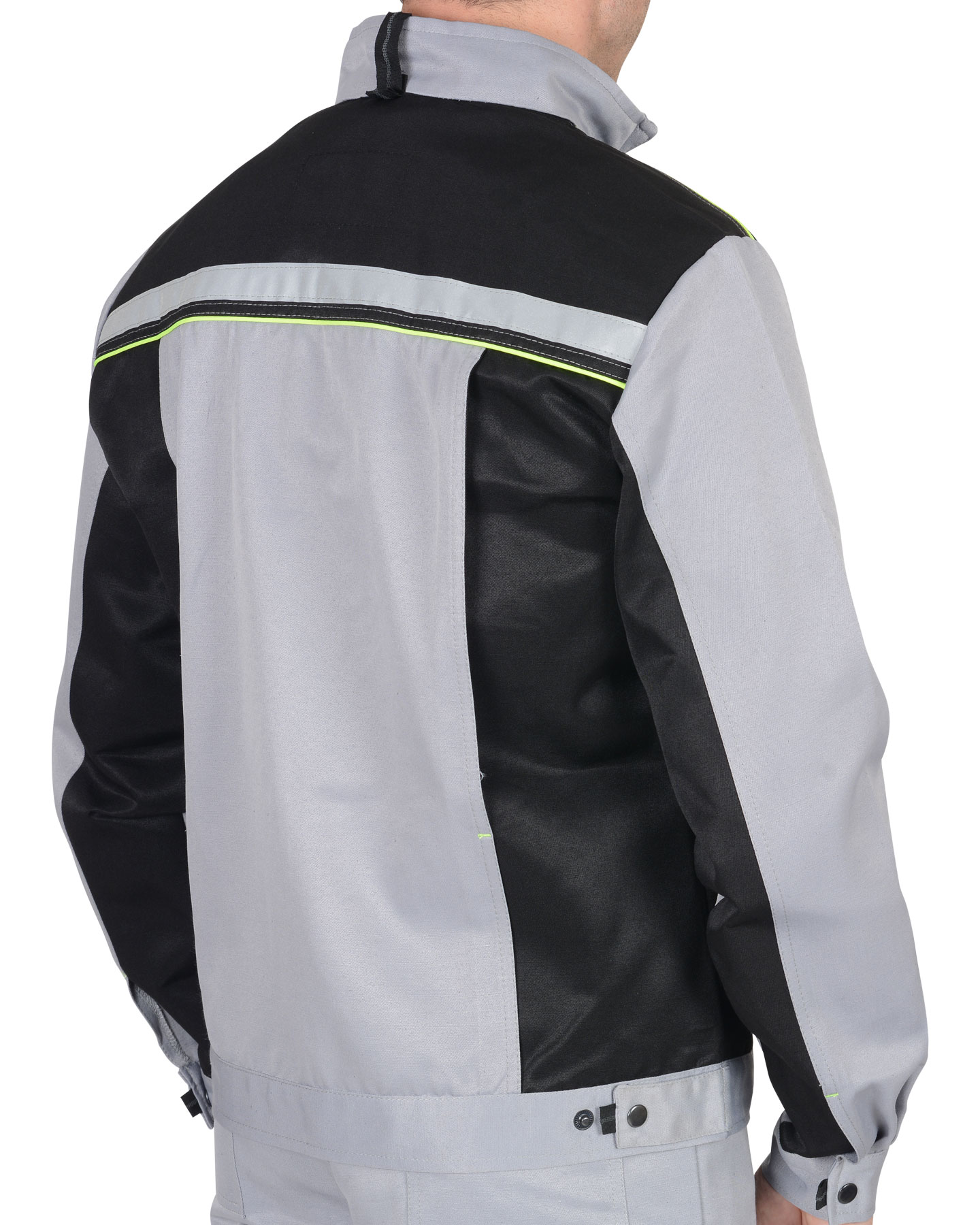 Костюм СИРИУС-ПРАКТИК куртка, п/к св. серый с черным Костюм СИРИУС-ПРАКТИК куртка, п/к св. серый с черным