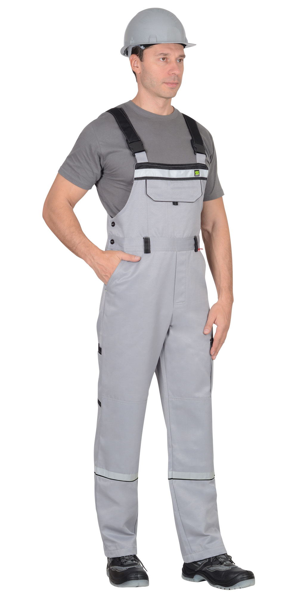 Костюм СИРИУС-ПРАКТИК куртка, п/к св. серый с черным Костюм СИРИУС-ПРАКТИК куртка, п/к св. серый с черным