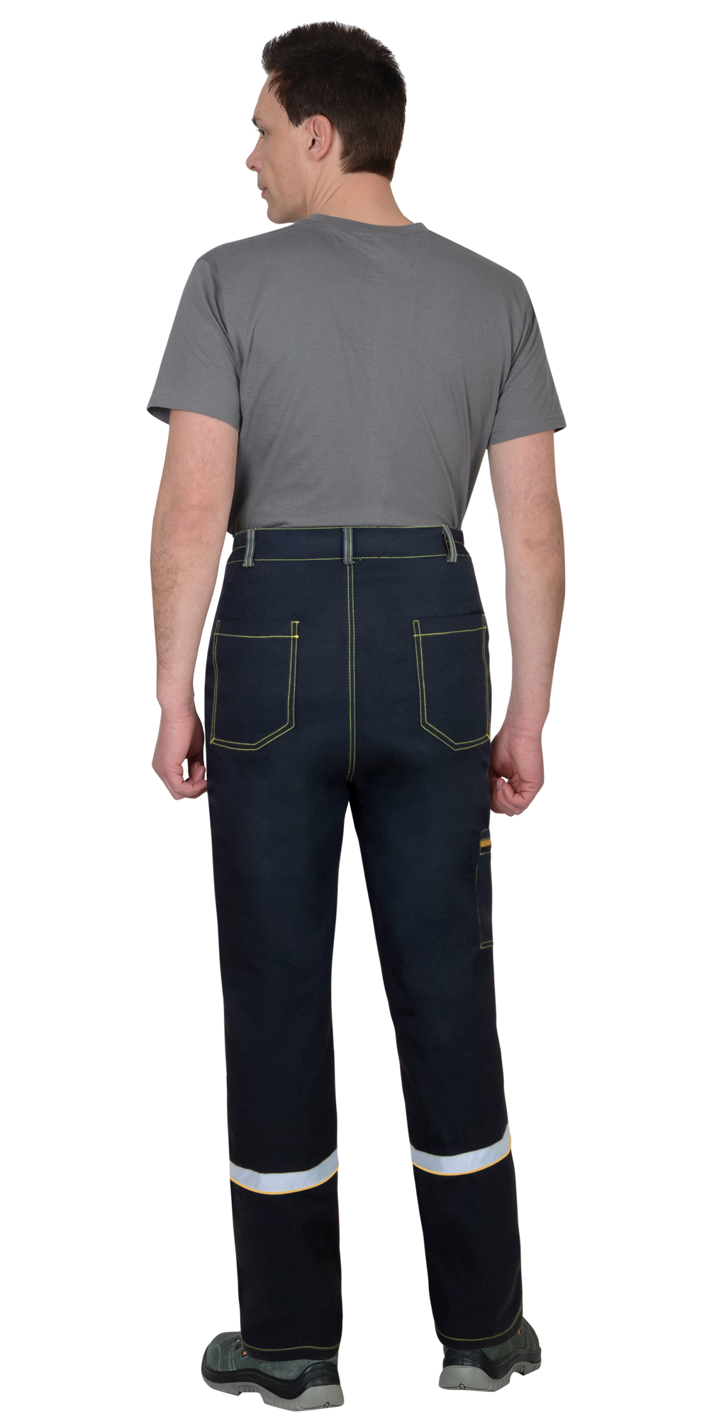 Брюки СИРИУС-РОДОС черные с темно-серым Брюки СИРИУС-РОДОС черные с темно-серым