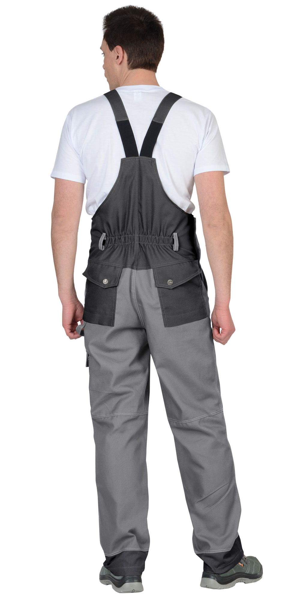 Полукомбинезон СИРИУС-ВЕСТ-ВОРК ср.серый с т.серым Полукомбинезон СИРИУС-ВЕСТ-ВОРК ср.серый с т.серым