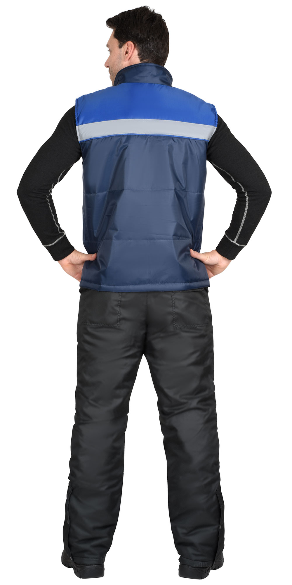 Жилет СИРИУС-ЭКСПРЕСС синий с васильковым и СОП Жилет СИРИУС-ЭКСПРЕСС синий с васильковым и СОП