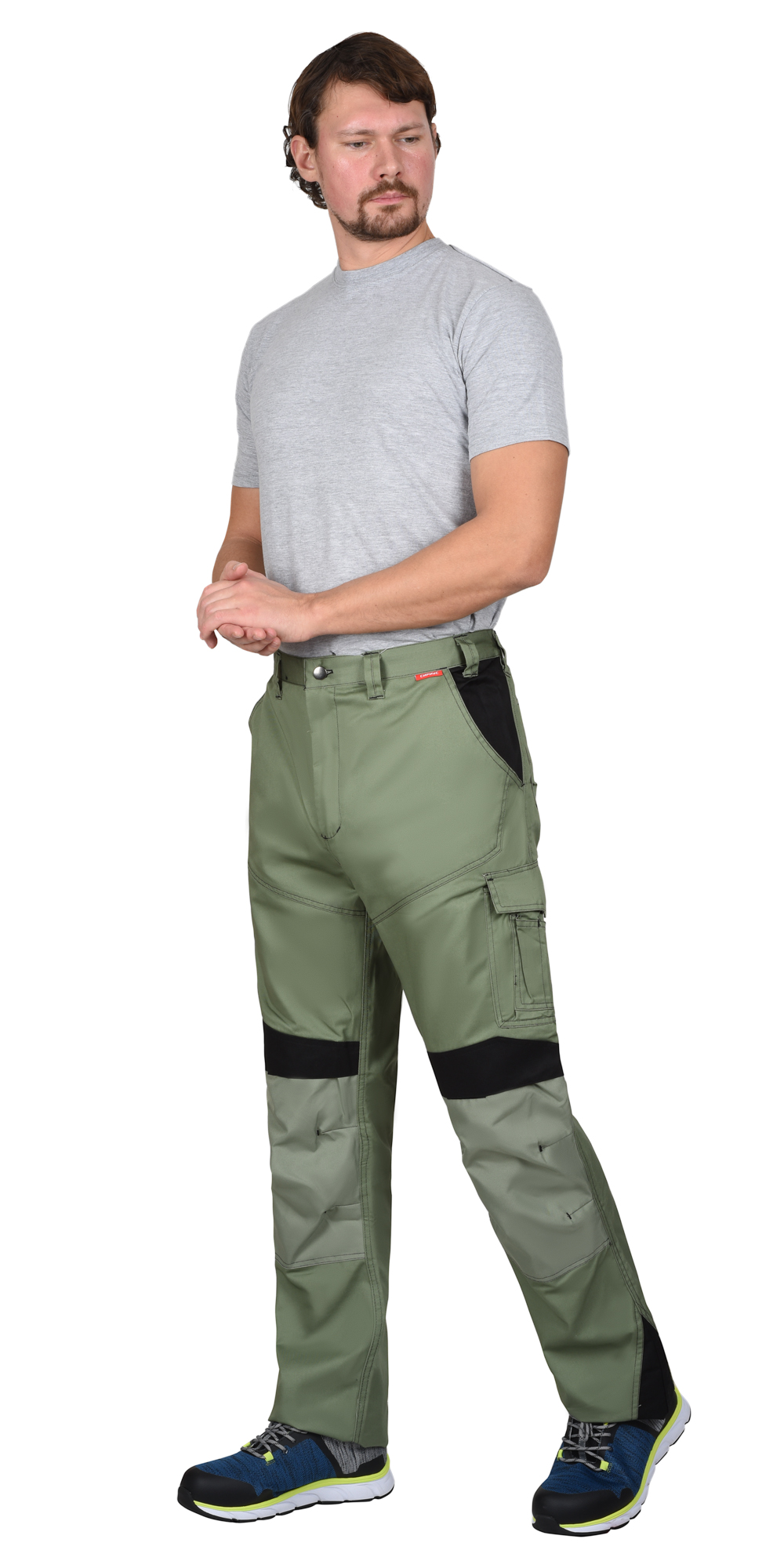 Костюм СИРИУС-ЦИТРИН куртка, брюки, светло-оливковый с черным Костюм СИРИУС-ЦИТРИН куртка, брюки, светло-оливковый с черным