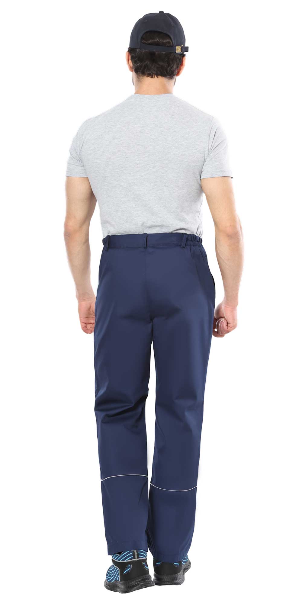 Костюм СИРИУС-МАСТЕР куртка длинная, брюки, синий с черным Костюм СИРИУС-МАСТЕР куртка длинная, брюки, синий с черным