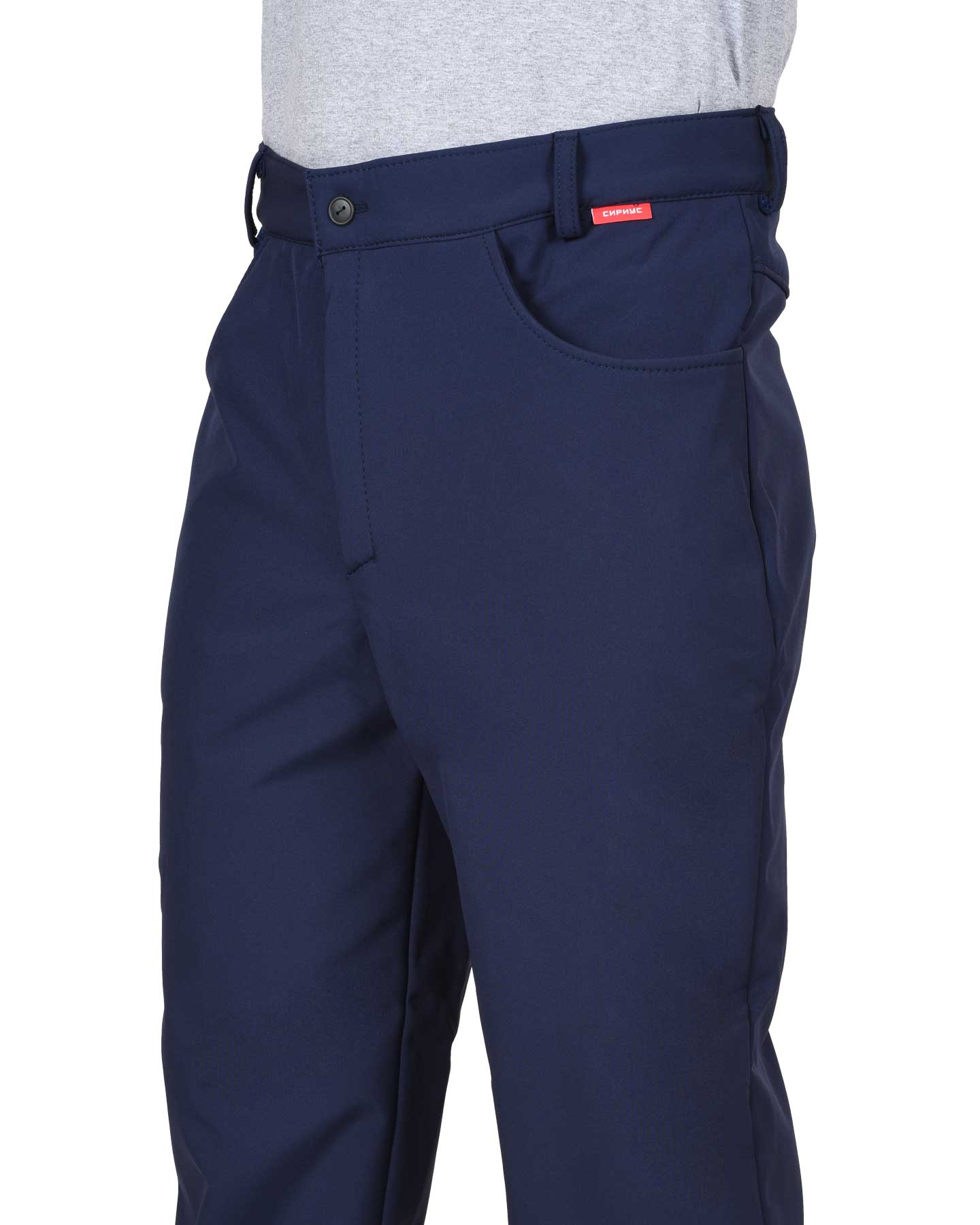 Брюки СИРИУС-АЗОВ синий софтшелл пл. 350 г/кв.м Брюки СИРИУС-АЗОВ синий софтшелл пл. 350 г/кв.м