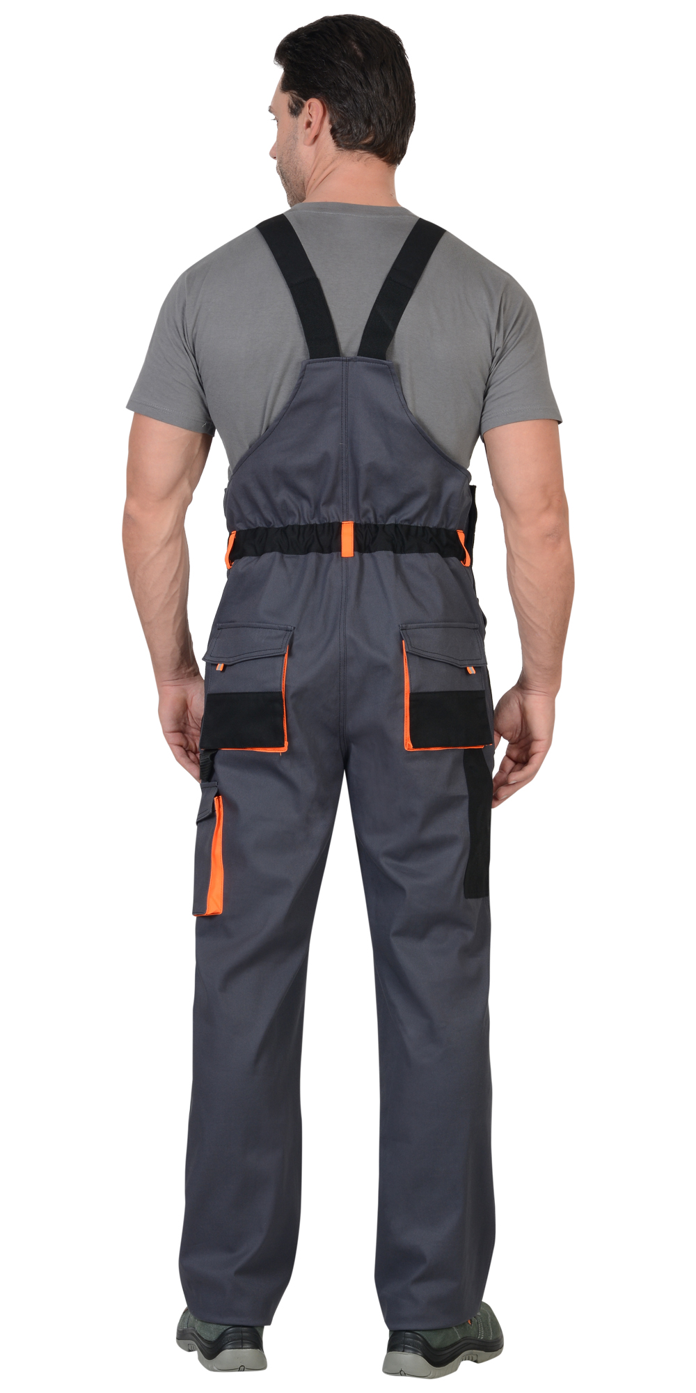 Костюм СИРИУС-МАНХЕТТЕН куртка дл., п/к т.серый с оранж. и черным тк. стрейч пл. 250 г/кв.м Костюм СИРИУС-МАНХЕТТЕН куртка дл., п/к т.серый с оранж. и черным тк. стрейч пл. 250 г/кв.м