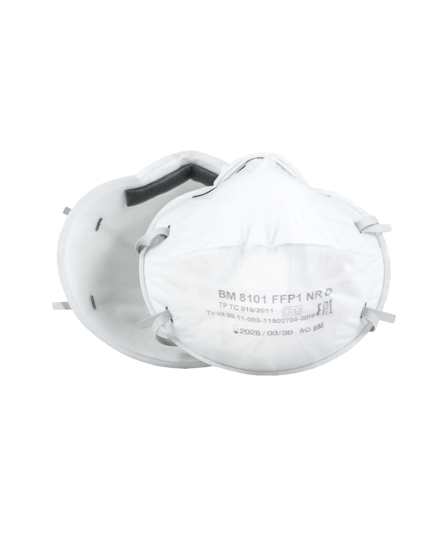 Респиратор ВМ-8101 NR D FFP1 (4 ПДК) без клапана, чашеобразная, от аэрозолей (инд.упак.1х100) Респиратор ВМ-8101 NR D FFP1 (4 ПДК) без клапана, чашеобразная, от аэрозолей (инд.упак.1х100)