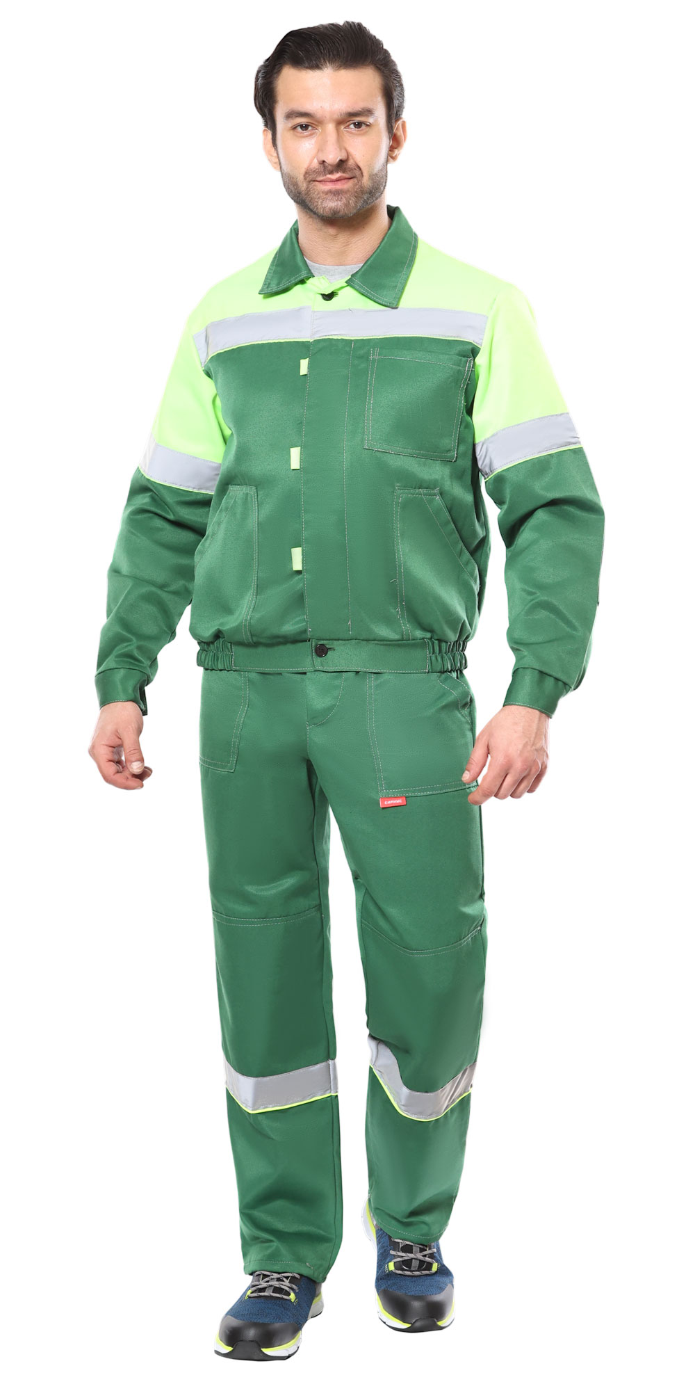 Костюм СИРИУС-ЛЕГИОНЕР куртка, брюки зеленый с лимонным и СОП Костюм СИРИУС-ЛЕГИОНЕР куртка, брюки зеленый с лимонным и СОП