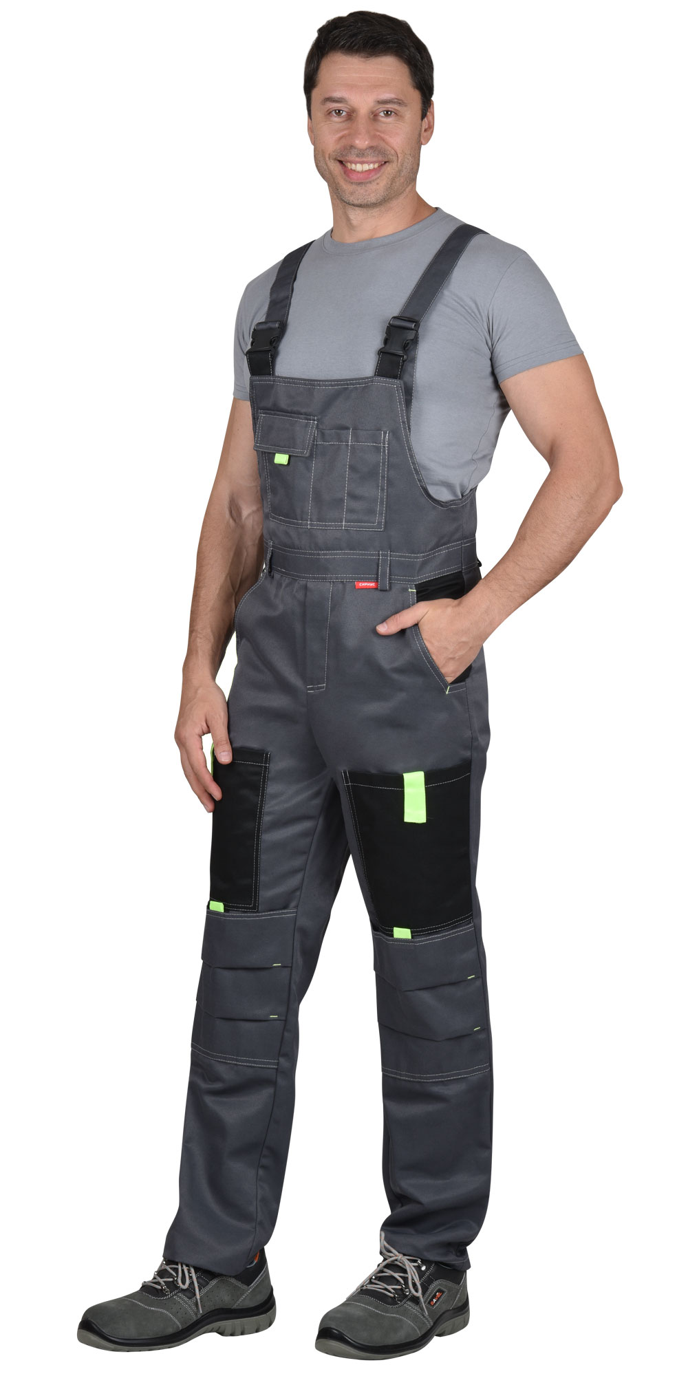 Костюм СИРИУС-ФАВОРИТ куртка, п/к т.серый с черным Костюм СИРИУС-ФАВОРИТ куртка, п/к т.серый с черным