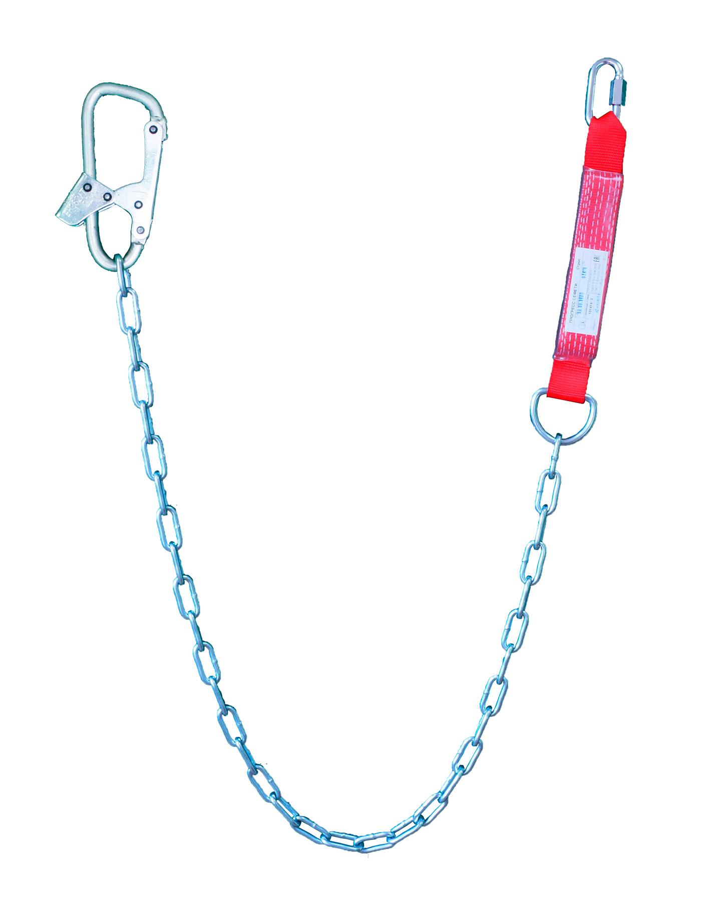 Строп аГ+Кс из цепи с аморт. с 1 монт. и 1 соед. кар. 1,5м Строп аГ+Кс из цепи с аморт. с 1 монт. и 1 соед. кар. 1,5м